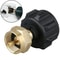 IndustrialStandard Solid Brass Propane Refill Adapter 0