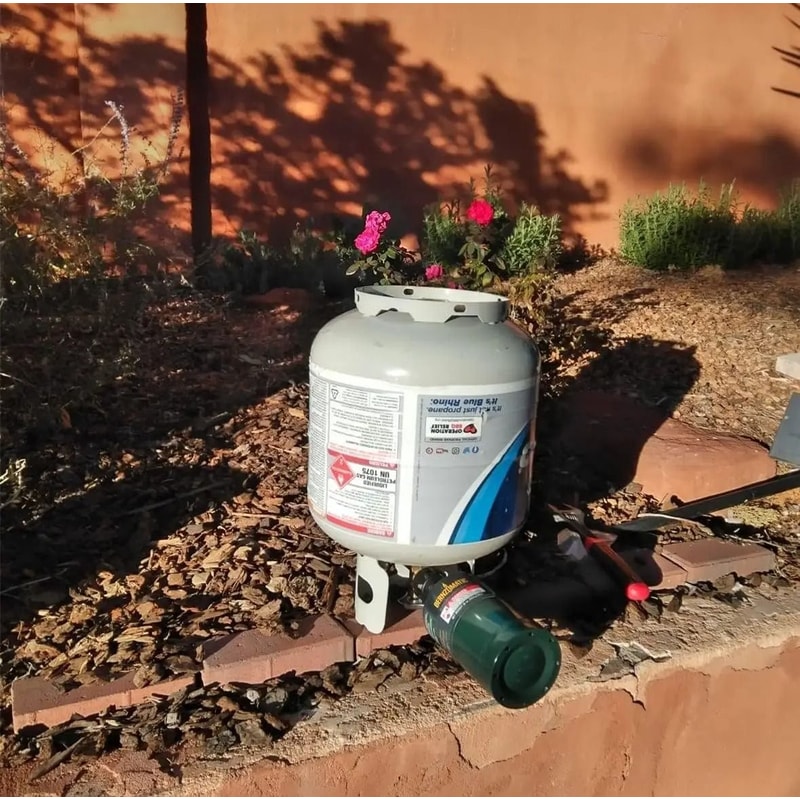 IndustrialStandard Solid Brass Propane Refill Adapter 2