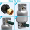 IndustrialStandard Solid Brass Propane Refill Adapter 4