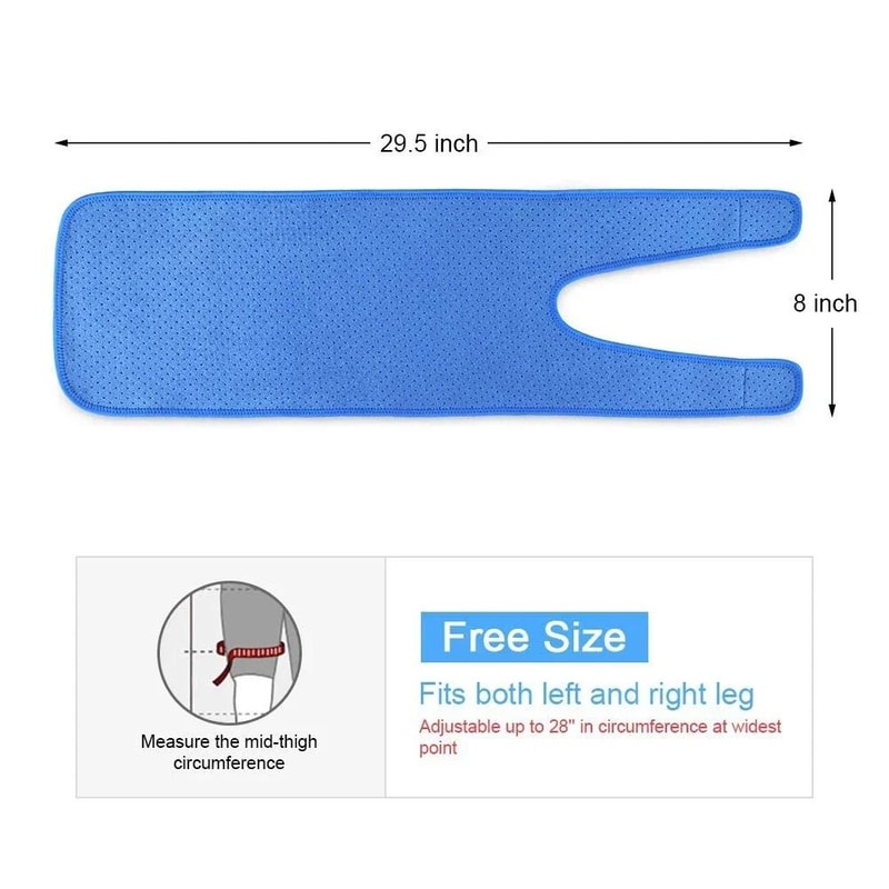 Professional Neoprene Upper Leg Compression Sleeve 1