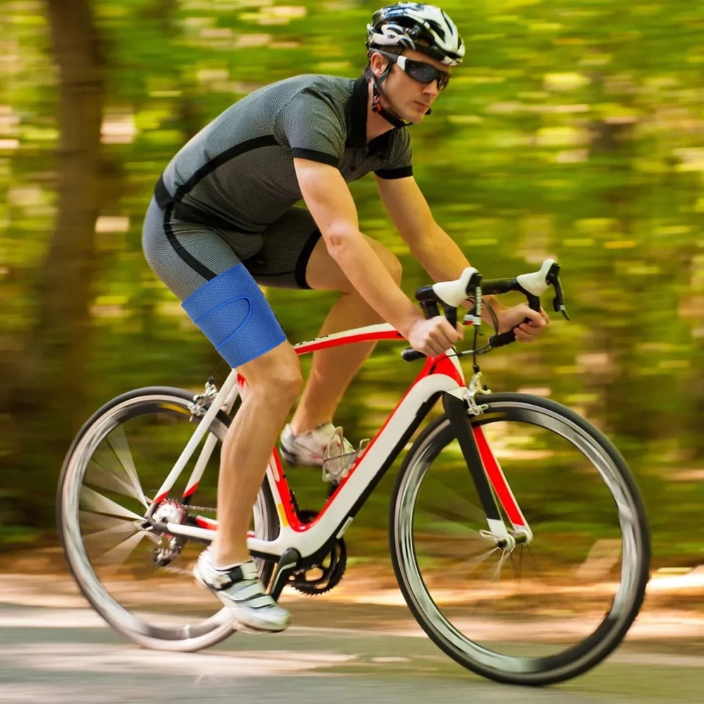 Professional Neoprene Upper Leg Compression Sleeve 5