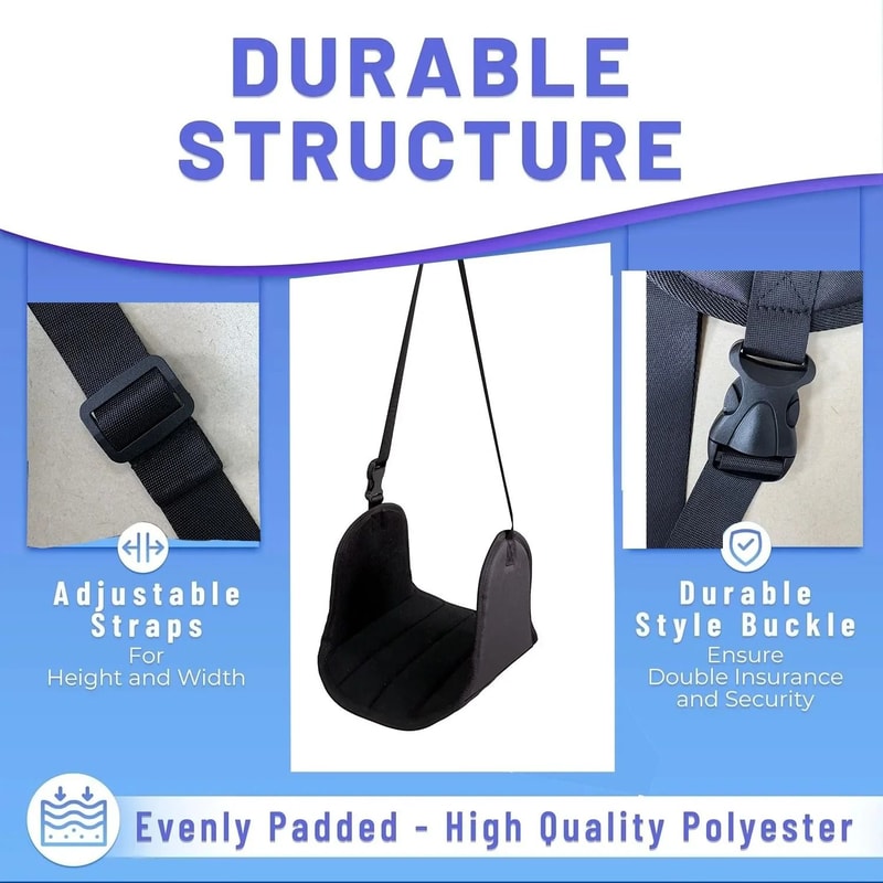 Professional Portable Travel Footrest With Detachable Support Plate 2