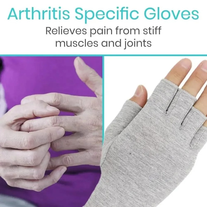 Premium Bamboo Fiber Arthritis Compression Gloves 2