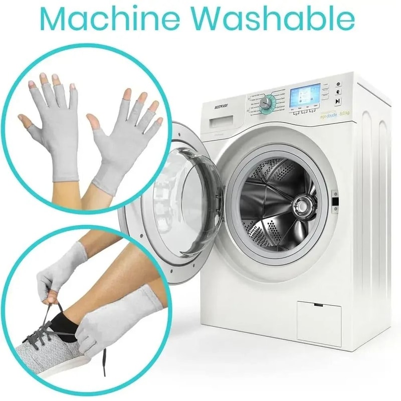 Premium Bamboo Fiber Arthritis Compression Gloves 4