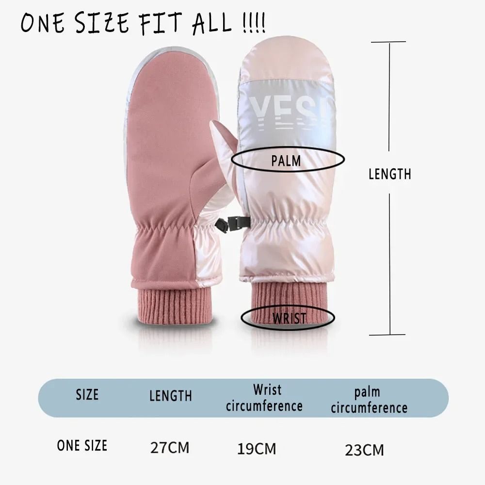 Professional Winter Thermal Performance Ski Mittens 3