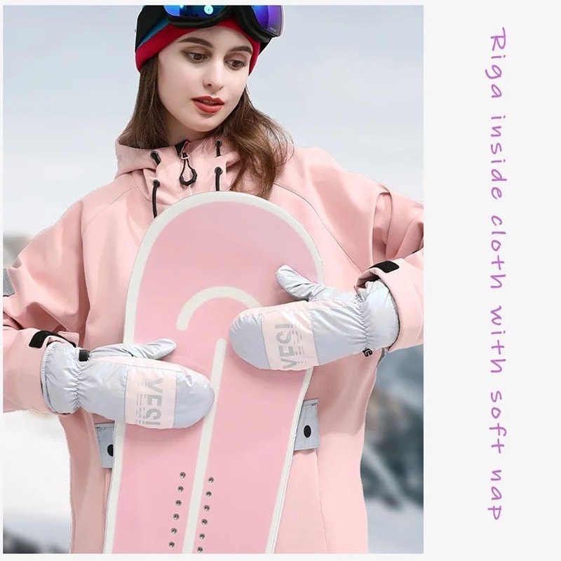 Professional Winter Thermal Performance Ski Mittens 5