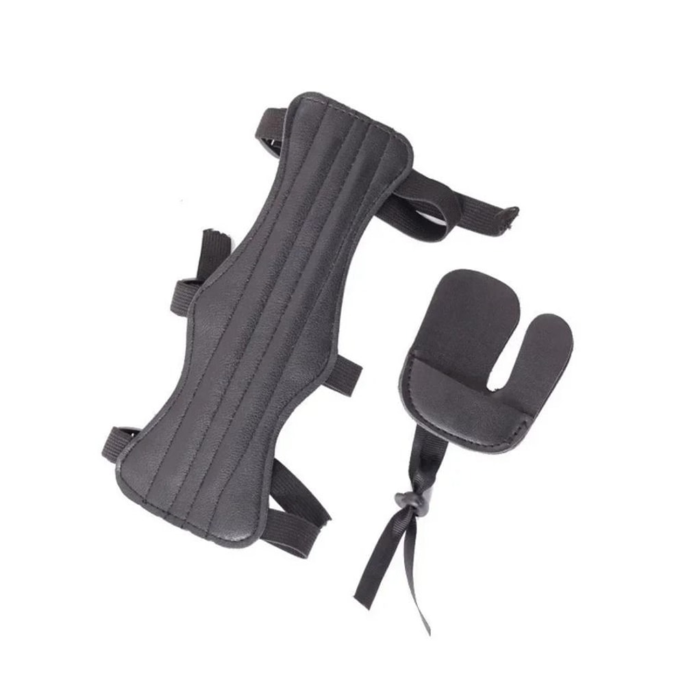 Professional Archery Protection Set Arm Finger Guards 6