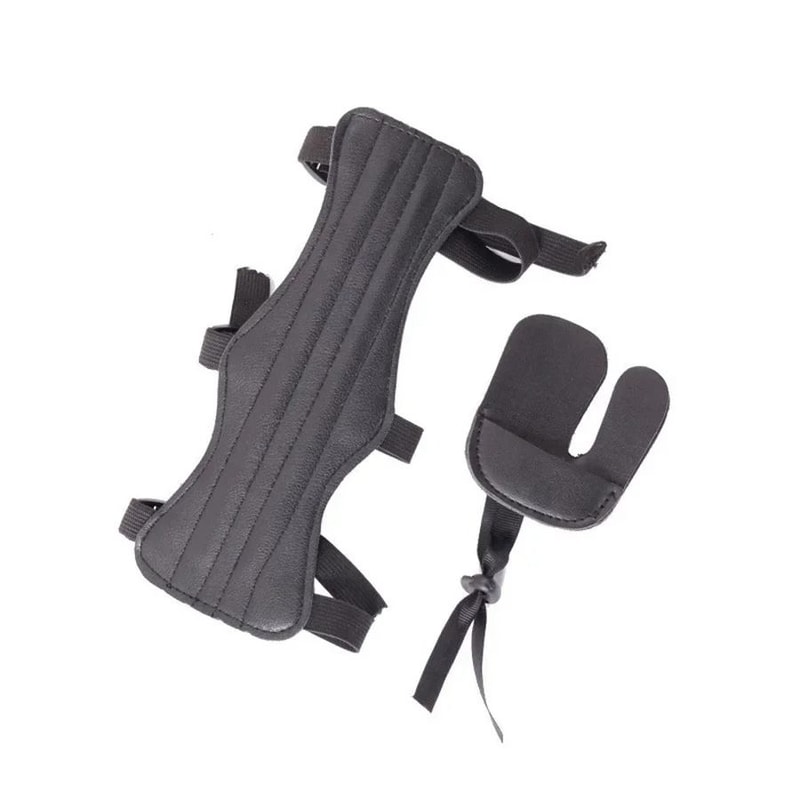 Professional Archery Protection Set Arm Finger Guards 6