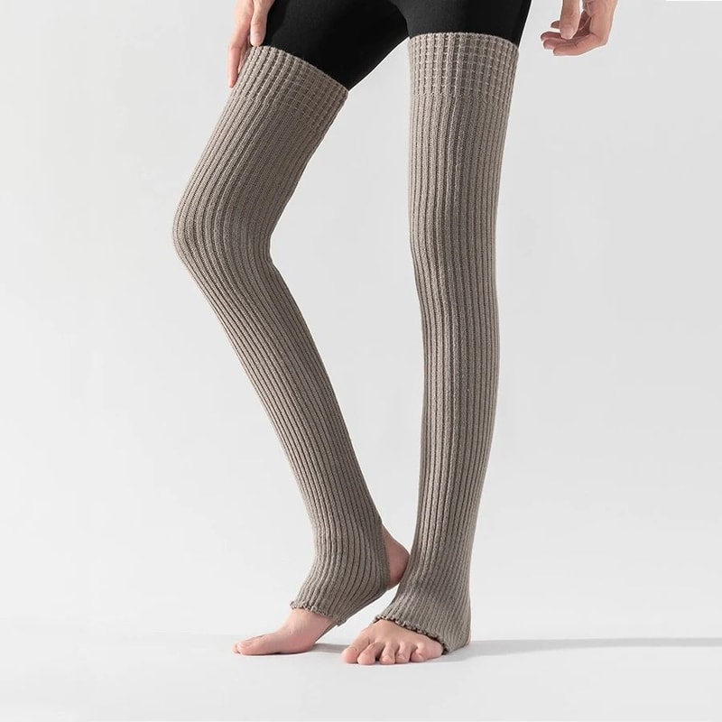 Four Seasons Long Stirrup Yoga Leg Warmers 11