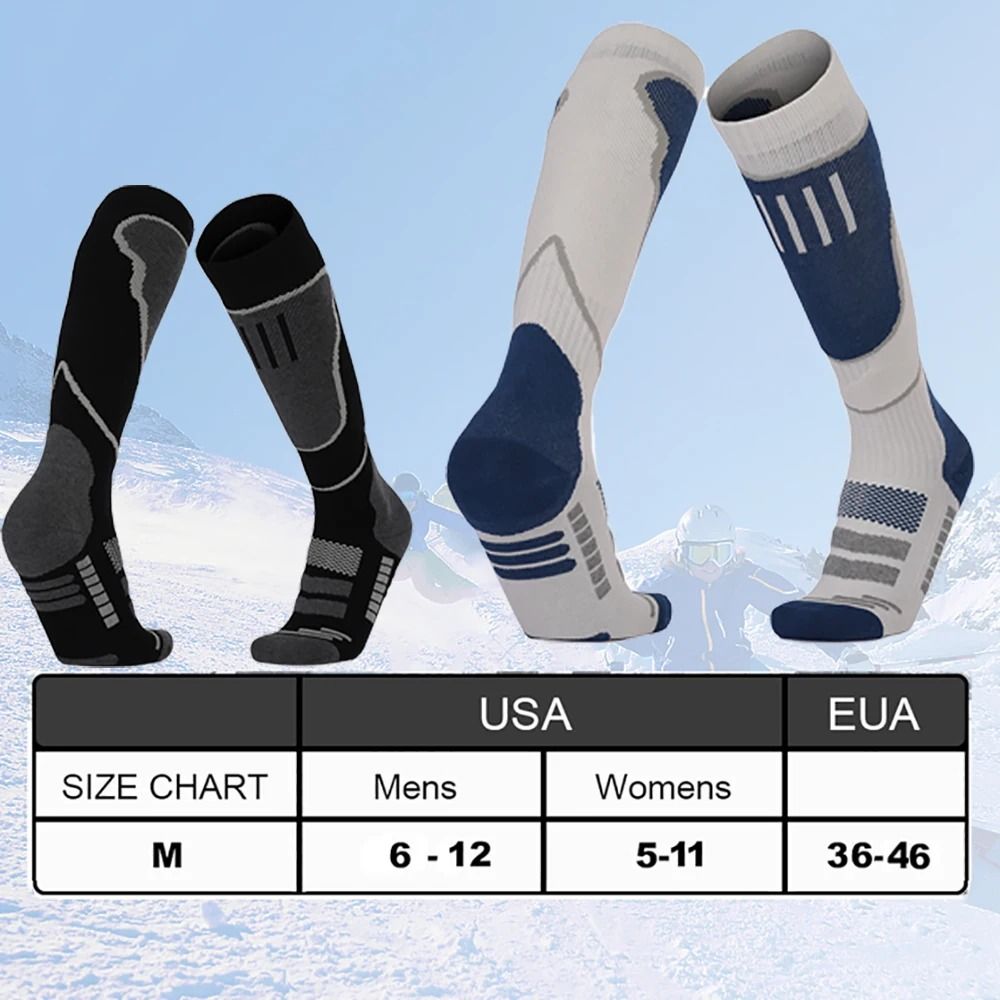IndustrialStandard Thick Cotton Thermal Ski Socks 2
