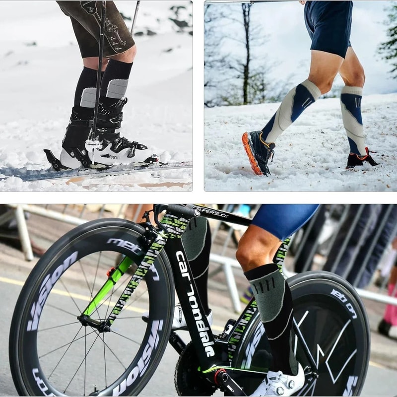 IndustrialStandard Thick Cotton Thermal Ski Socks 4