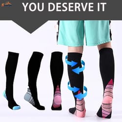 industrial-standard multi-sport compression socks (3 pairs)