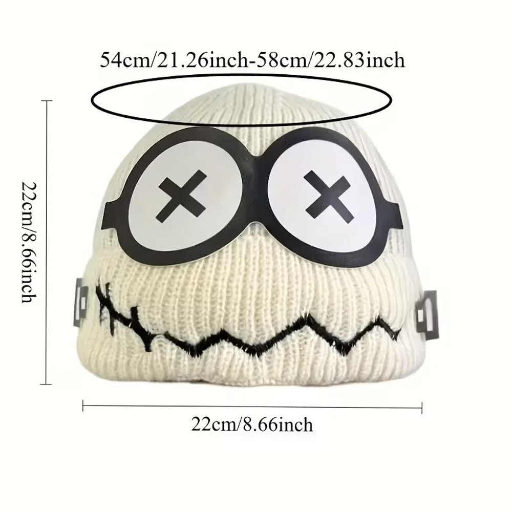 Big Eyes Cartoon Ear Protection Hat 0