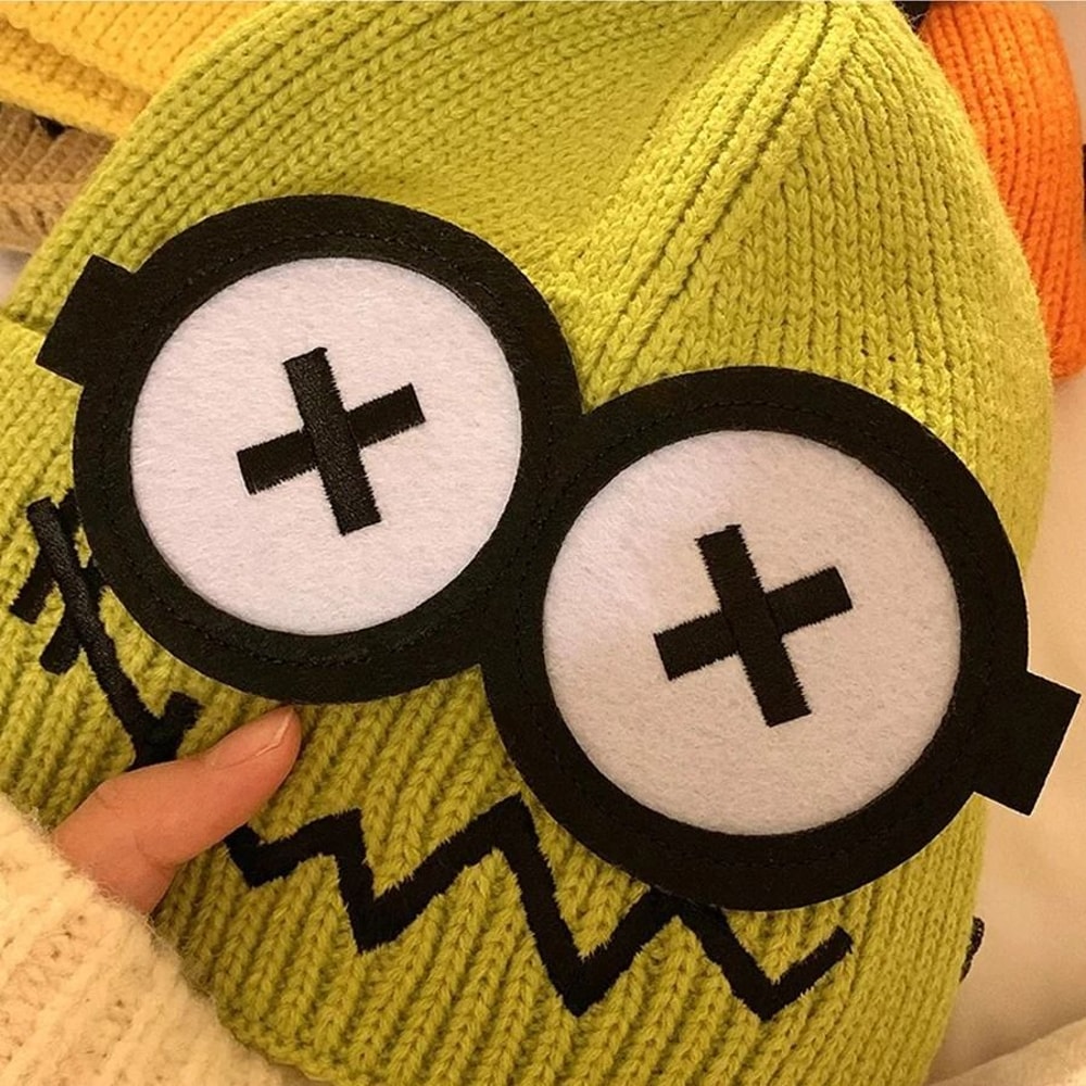 Big Eyes Cartoon Ear Protection Hat 2