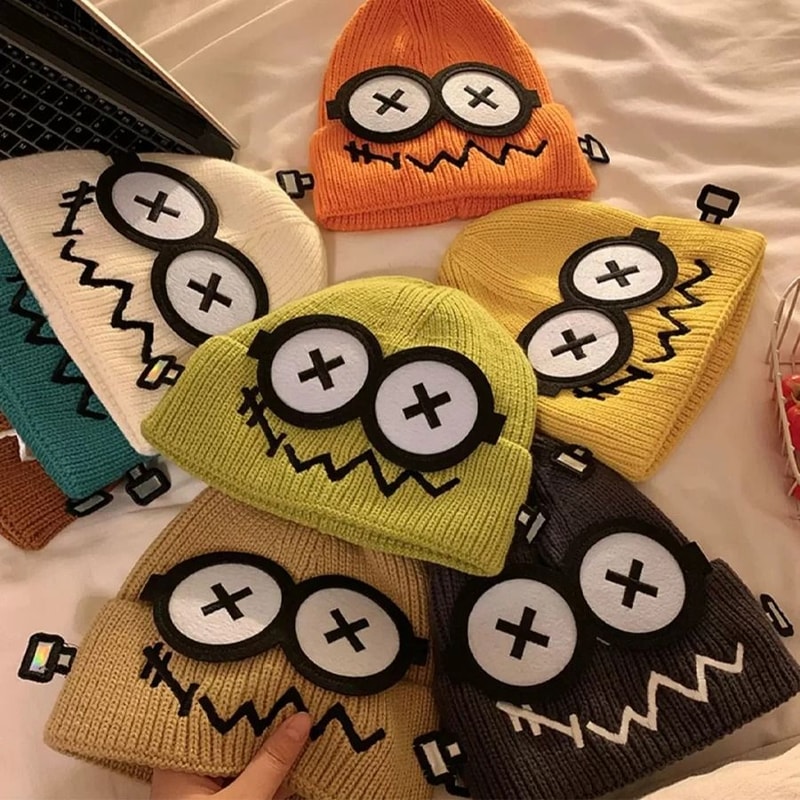 Big Eyes Cartoon Ear Protection Hat 4