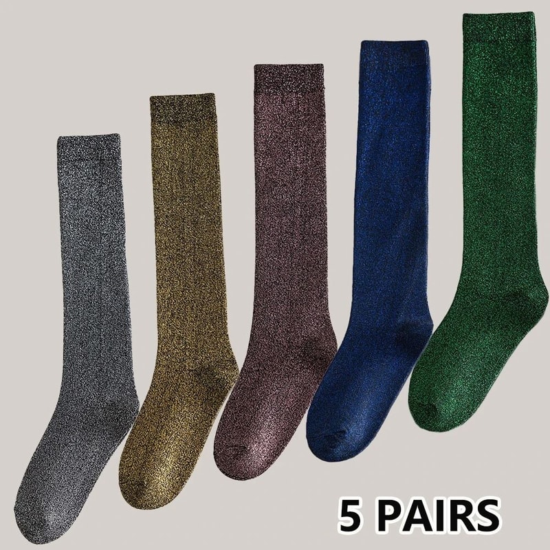 Glitter Slouch Sparkle Scrunch Socks 11