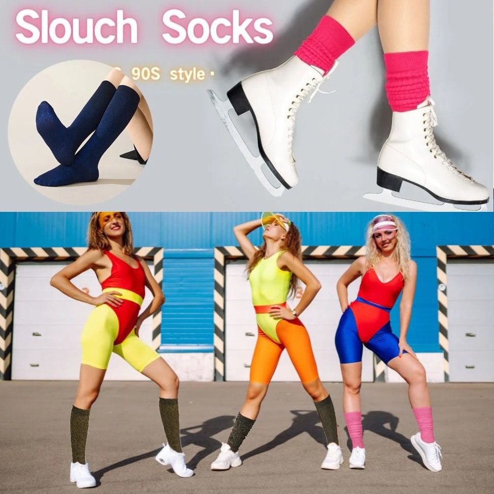 Glitter Slouch Sparkle Scrunch Socks 5