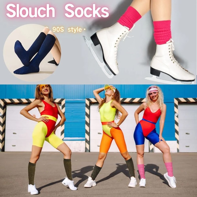 Glitter Slouch Sparkle Scrunch Socks 5