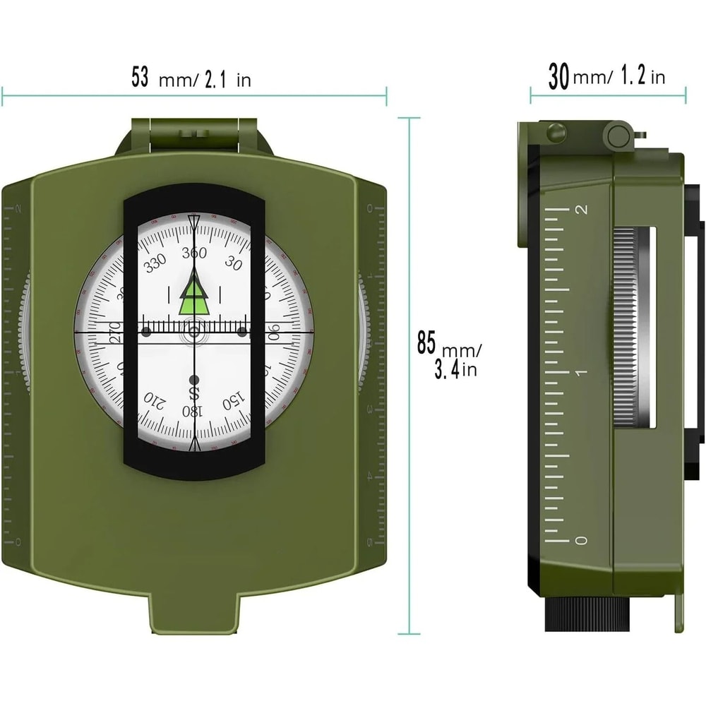 IndustrialStandard Waterproof Navigation Survival Compass 2
