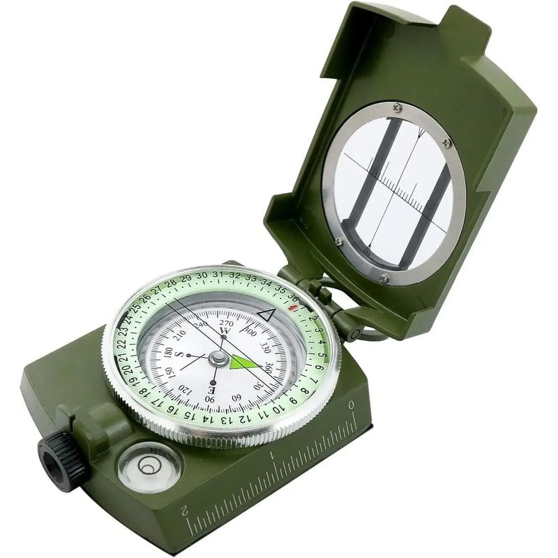 IndustrialStandard Waterproof Navigation Survival Compass 6