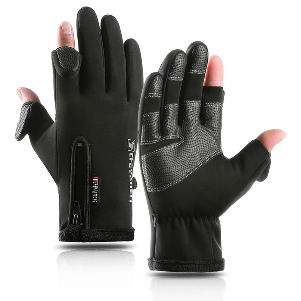 HighPerformance Winter Fingerless Thermal Gloves 6