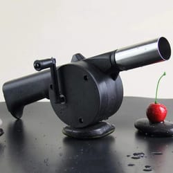 manual hand crank bbq air blower