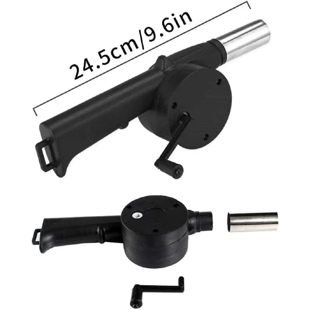 Manual Hand Crank BBQ Air Blower 1