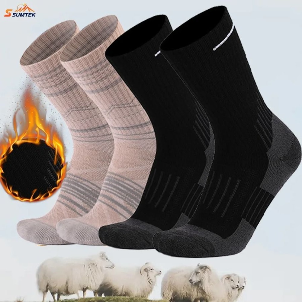 IndustrialStandard Merino Wool Hiking Socks 0
