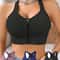 Front Zipper Sports Bra Fitness Top 0