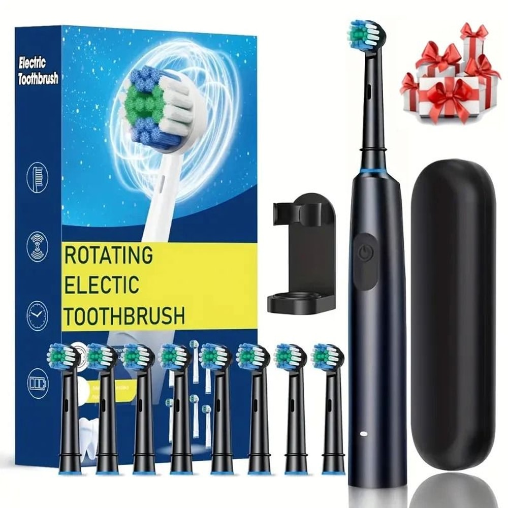 Rechargeable Rotary Electric Toothbrush For Adults 0