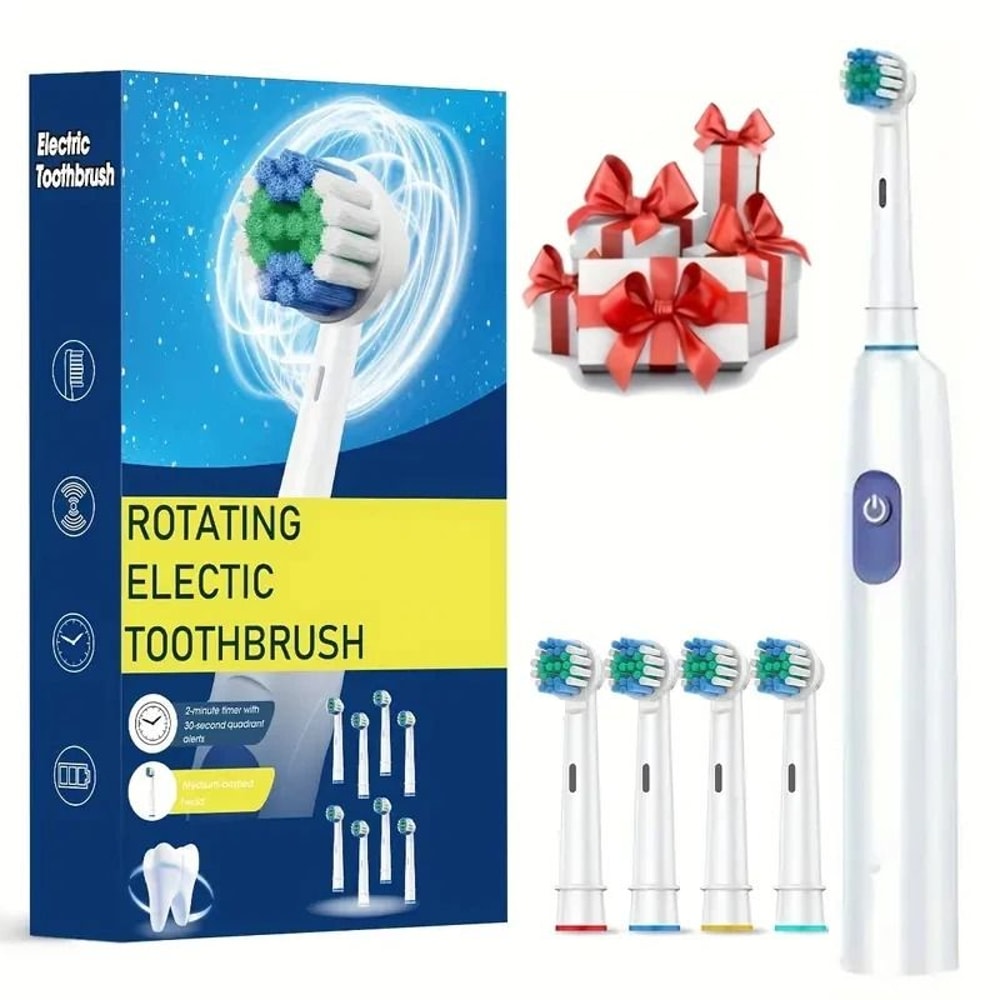 Rechargeable Rotary Electric Toothbrush For Adults 9