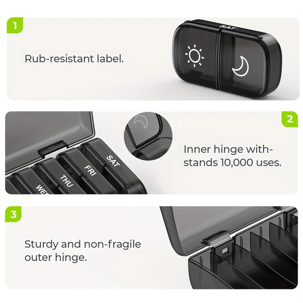 7Day AMPM Weekly Pill Organizer 2