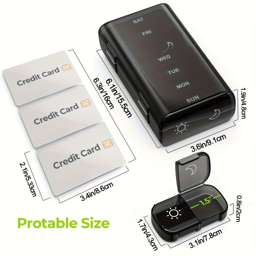 7Day AMPM Weekly Pill Organizer 4