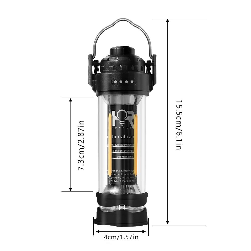 DOTWISE 3000mAh Portable Retro Camping Lantern 5