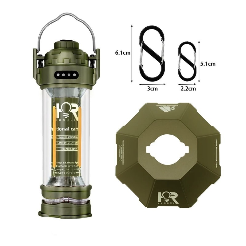 DOTWISE 3000mAh Portable Retro Camping Lantern 9