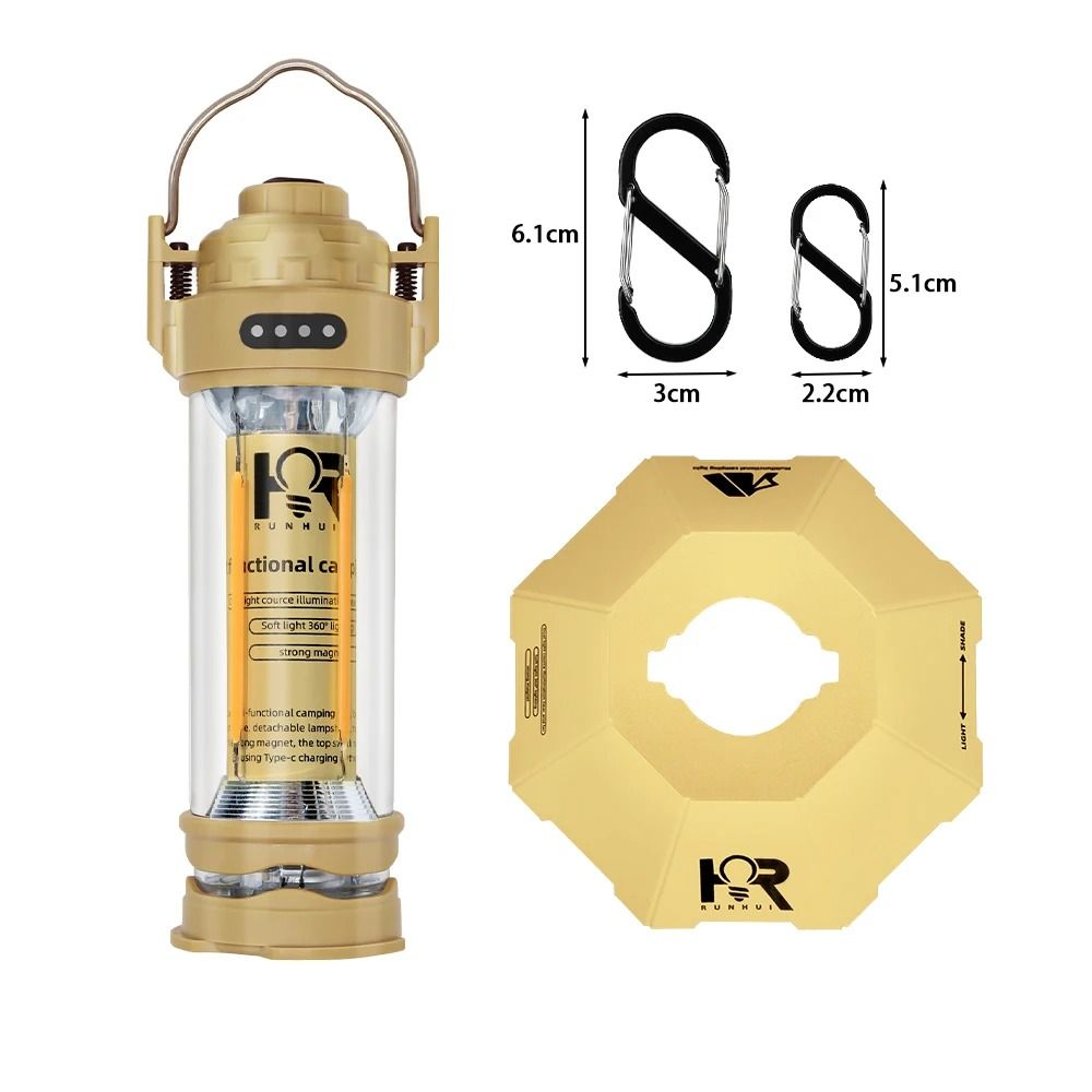 DOTWISE 3000mAh Portable Retro Camping Lantern 8