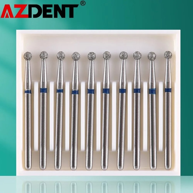 AZDENT Dental Diamond Burs High Speed Drill 0