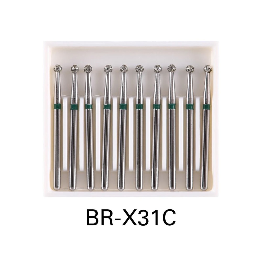 AZDENT Dental Diamond Burs High Speed Drill 10