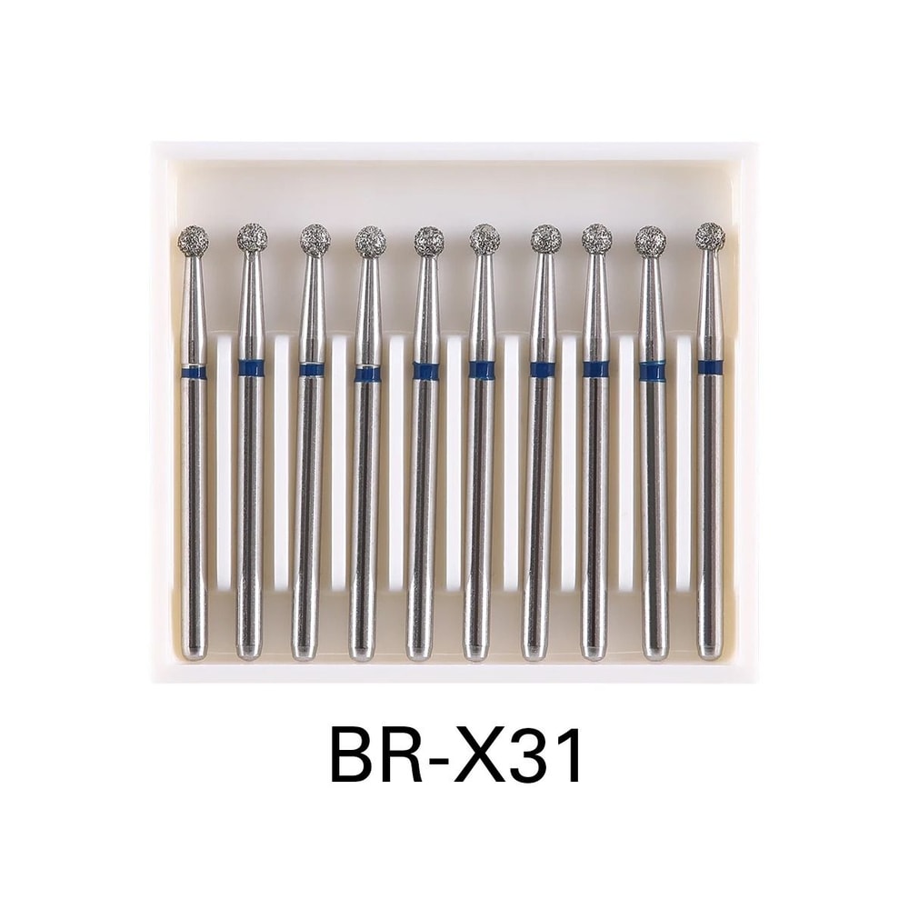 AZDENT Dental Diamond Burs High Speed Drill 6