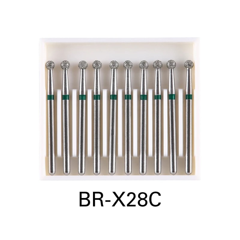 AZDENT Dental Diamond Burs High Speed Drill 8
