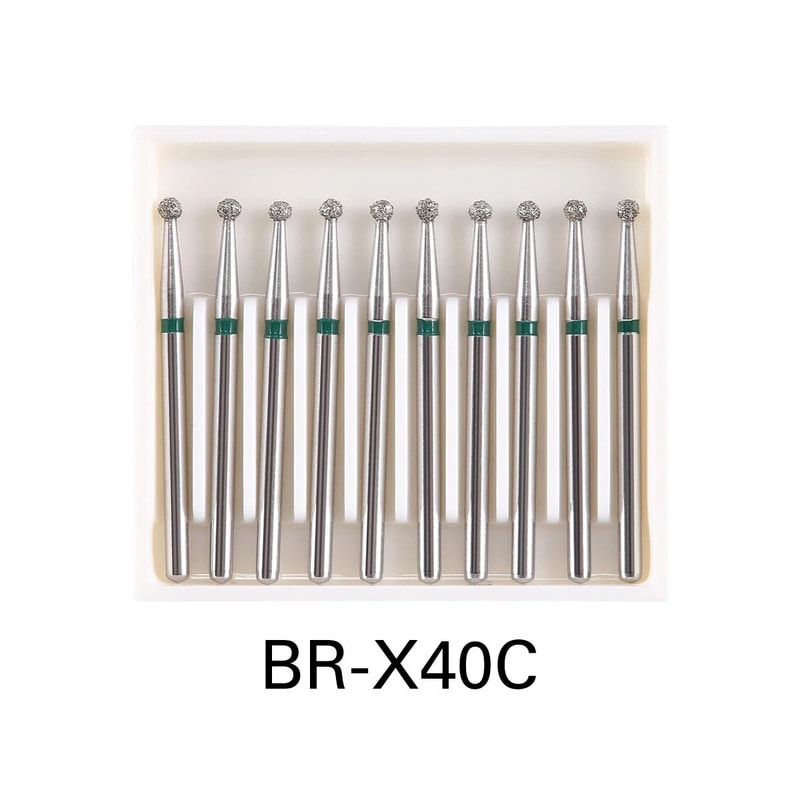AZDENT Dental Diamond Burs High Speed Drill 12
