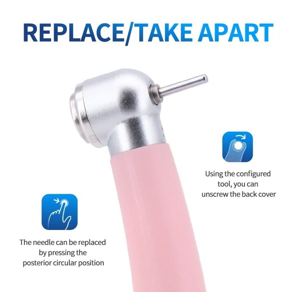 Professional Pink High Speed Dental Handpiece 3