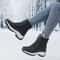 Waterproof Ankle Platform Snow Boots With Warm Fur Lining 2