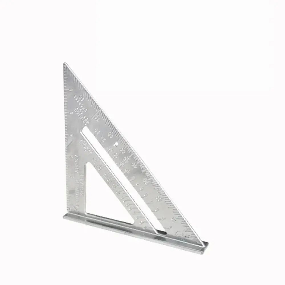 7Inch Aluminum Alloy Triangle Ruler Woodworking Tool 3