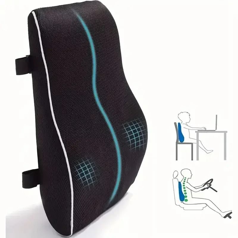 Memory Foam NonSlip Office And Gaming Car Seat Cushion 5