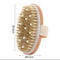 2 In 1 Natural Bristle Dry Skin Body Massage Brush 5