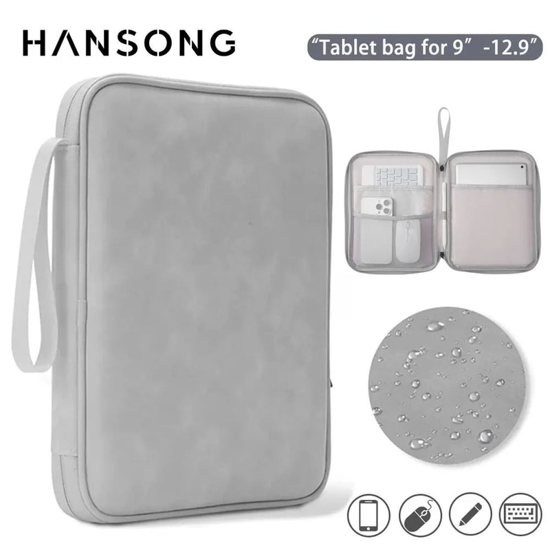 Waterproof Zipper Tablet Sleeve Pouch 0
