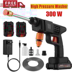 cordless high pressure car washer spray water gun