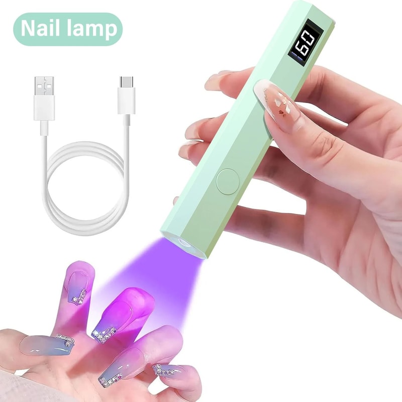 YIKOOLIN Handheld USB Mini UV LED Nail Lamp 0