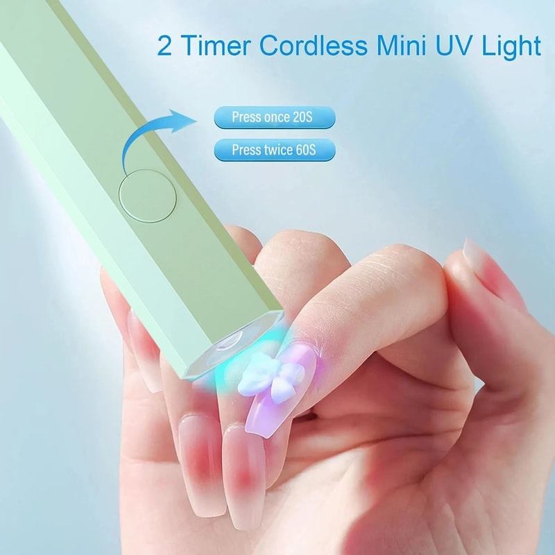 YIKOOLIN Handheld USB Mini UV LED Nail Lamp 1